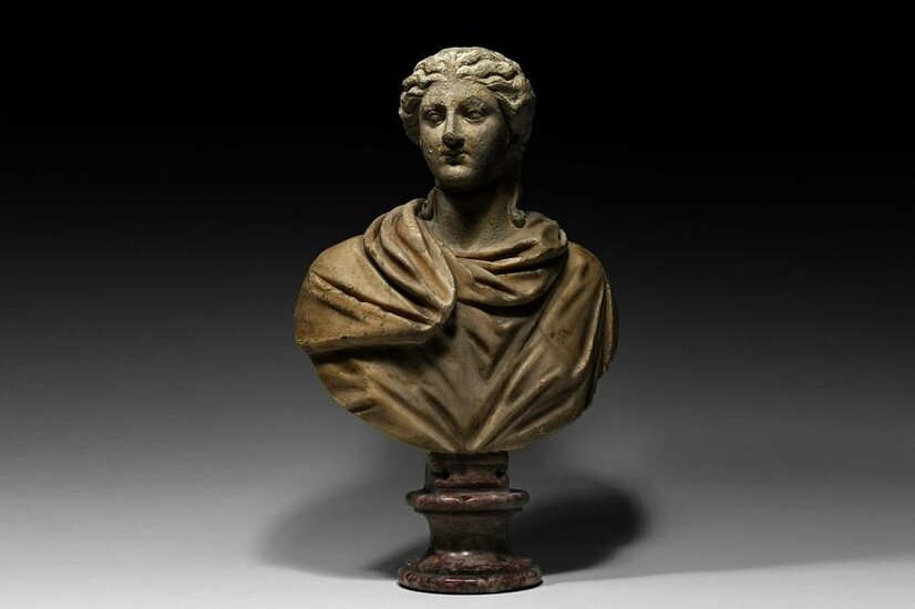 Roman Drapery with Later Head and Base