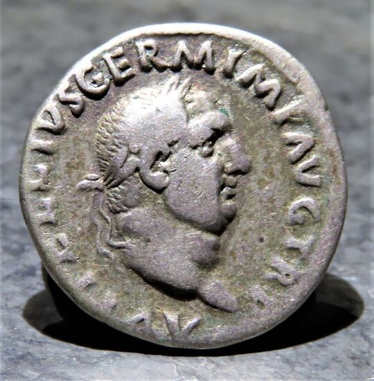 Roman Empire. Vitellius (AD 69). AR Denarius,Rome, circa late April–20 December AD 69 - Collection Dr. W. Paege (1895-1972)