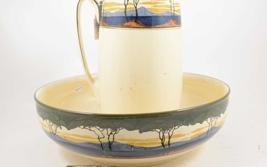 Royal Doulton wash set, comprising jug and bowl