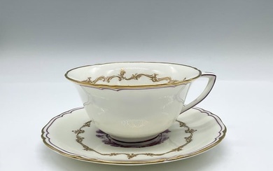 Royal Worcester Bone China Cup and Saucer, The Chamberlain