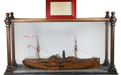 'STAR OF THE WEST' SHIP MODEL BY SHIP'S CARPENTER, NEW