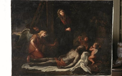Scuola italiana del XVII secolo, Compianto sul Cristo