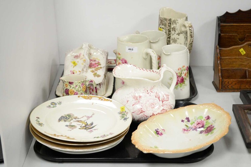 Selection of Victorian and other ceramics.