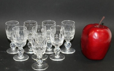 Set of 8 Waterford Colleen short stem cordial glasses
