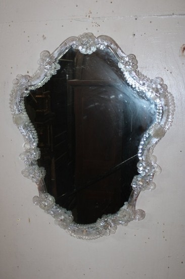 Shield form Venetian mirror