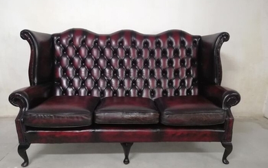 Sofa, Chesterfield Style - Queen Anne Style