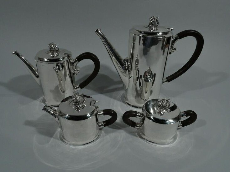 Spratling Coffee & Tea Set - Taxco Modern - Mexican Sterling Silver - 1940s