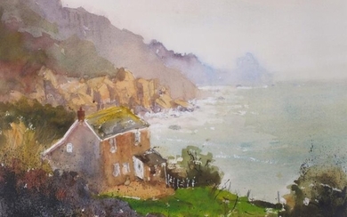 Stewart KENT (British b. 1946) Lamorna Cove, Watercolour, Signed...