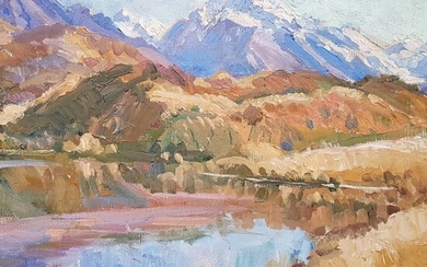 Sydney Lough Thompson (1877-1973) - Mount cook, Nouvelle-Zélande