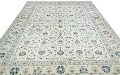 Tabriz 50 Raj - Very fine Persian carpet with lots of silk on silk - 400 cm - 297 cm