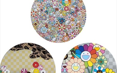 Takashi Murakami_Paradise in a Flower Field/ Kōrin Flowers and Water/ My Sincerity to You