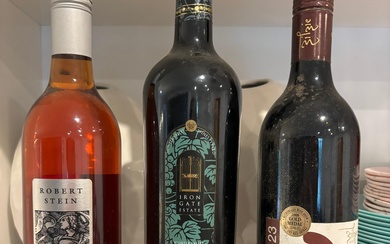 Three Bottles of Wine Including a Robert Stein 2011 Rose, Iron Gate Estate Shiraz 2006