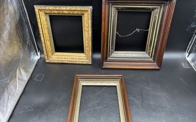 Three Victorian Deep Well Frames
