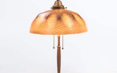 Tiffany Studios Table Lamp with Favrile Glass Shade