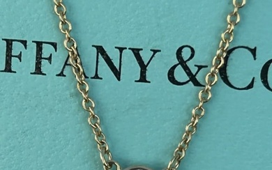 Tiffany & Co 18K Gold Elsa Diamond by the Yard Necklace