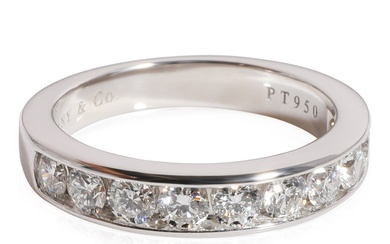 Tiffany & Co. Diamond Channel Wedding Band in Platinum 0.81 CTW