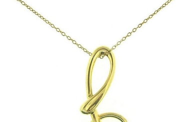 Tiffany & Co. Elsa Peretti 18k Yellow Gold Infinity