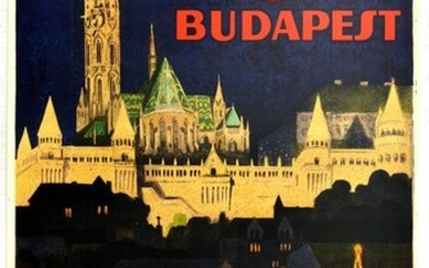 Travel Poster Come for 3 days to see Budapest