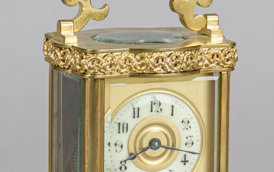 Travel clock, France, circa 1890