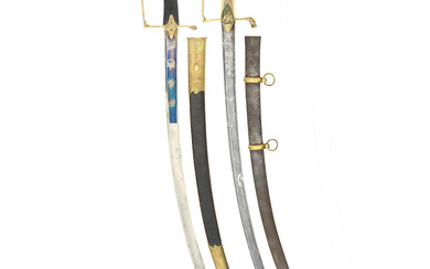 Two French Infantry Officer's Swords First Empire (1804-1814)