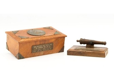 USS Constitution Wood Relics, Incl. Commemorative Box