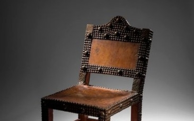 Une ancienne chaise asipim, qui signifie : "...
