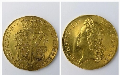 United Kingdom - George II (1727-1760) Five Guineas, dated 1...