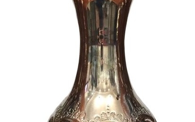 Vase - .800 silver - argentiere Gaetano d'Agostino - Italy - Second half 20th century