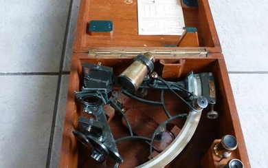 Vernier sextant, L.J. Harri, Amsterdam - Brass - circa 1913