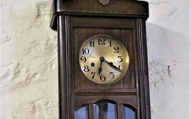 Victorian Wall Clock with pendulum