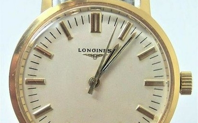 Vintage 18k Goldplated LONGINES Winding Watch 1960s Cal