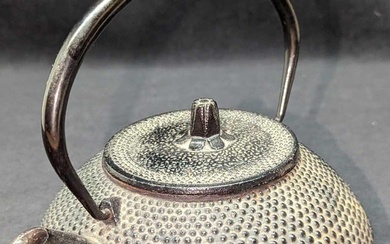 Vintage Small Japanese Tetsubin Cast Iron Teapot