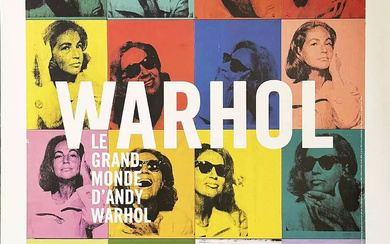WARHOL ANDY Warhol Le Grand Monde D'Andy Warhol Galeries Nationales Grand Palais Mars Juillet 2009 LVMH
