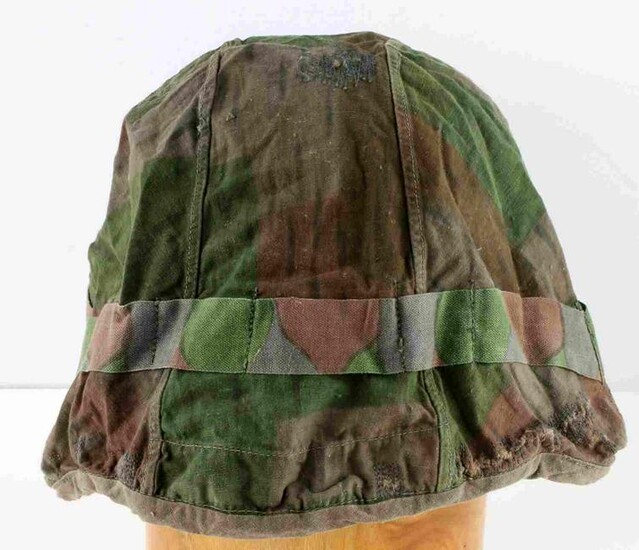 WWII GERMAN REICH ARMY CAMOUFLAGE HELMET COVER