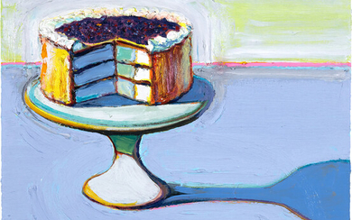 Wayne Thiebaud, Berry Cake