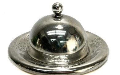 Wood and Hughes Sterling Silver Lidded Butter Dish, circa 1880