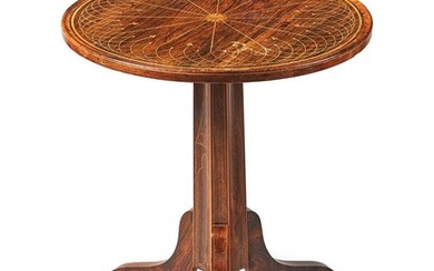 Y A CHARLES X ROSEWOOD LAMP TABLE, CIRCA 1830