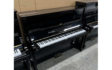 *Yamaha (c1976) A 121cm Model U1G upright piano in a traditi...
