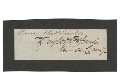Zachary Taylor Signature