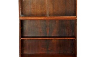rosewood veneer wall cabinet
