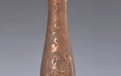 vase, Val St. Lambert, around 1900-05, cobalt...