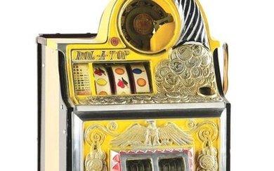 10¢ WATLING ROL-A-TOP "COIN FRONT" SLOT MACHINE.