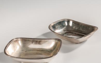 Pair of Tiffany Sterling Silver Serving Dishes
