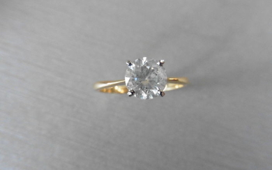 1.24ct diamond solitaire ring with a brilliant cut...