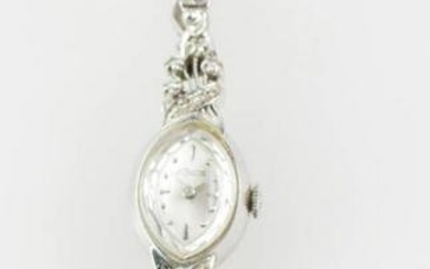 14k White Gold Diamond Ladies LeCoultre Watch