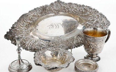 17 Sterling Table Items