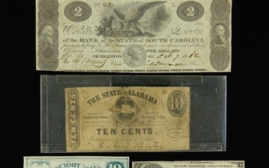 1862-1883 Civil War Era Paper Currencies (4)
