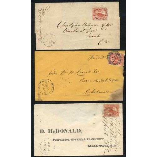 1862-63 covers (2) and an outer wrapper with three distinct ...