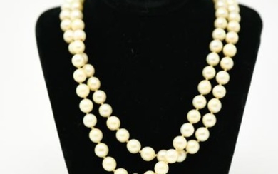 18K GOLD PEARL & TURQUOISE NECKLACE