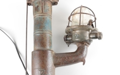 Vintage Repurposed Industrial Railroad Lamp